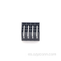 Conector de cabezal de clavija de oblea de paso de 4,2 mm sólido